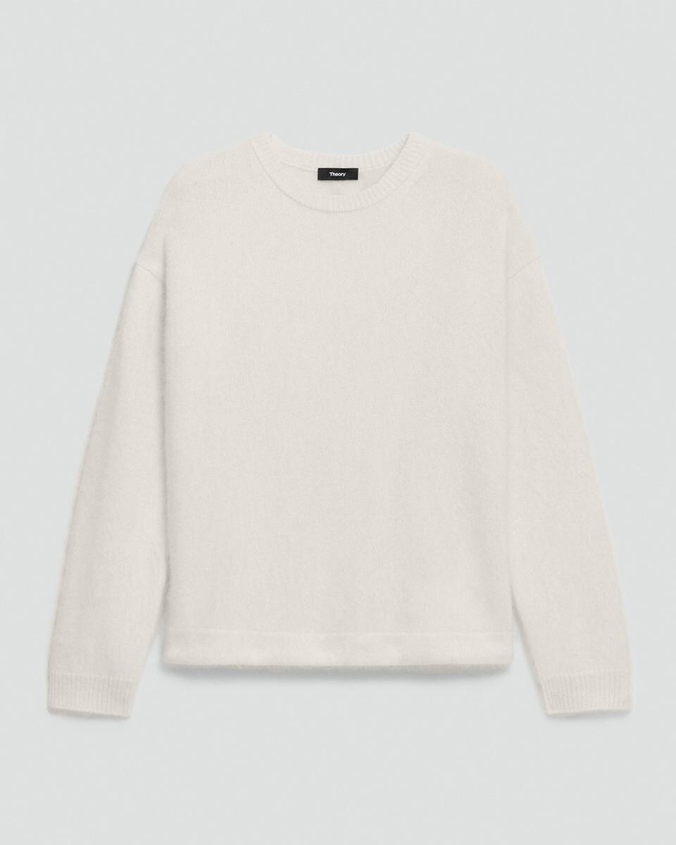 Drawstring Sweatshirt in Airy Cashmere