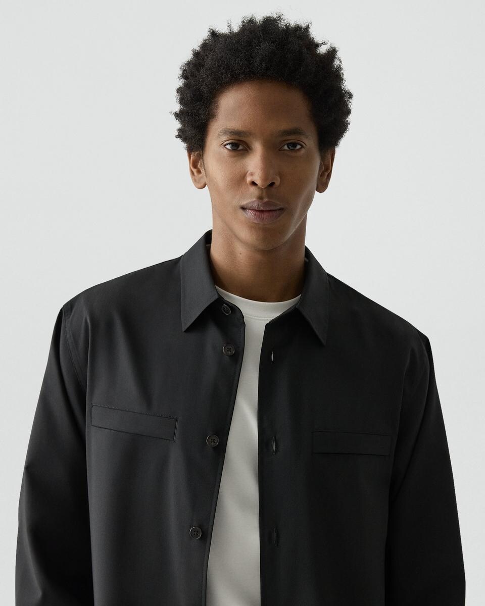 Utility Overshirt in Motion Wool