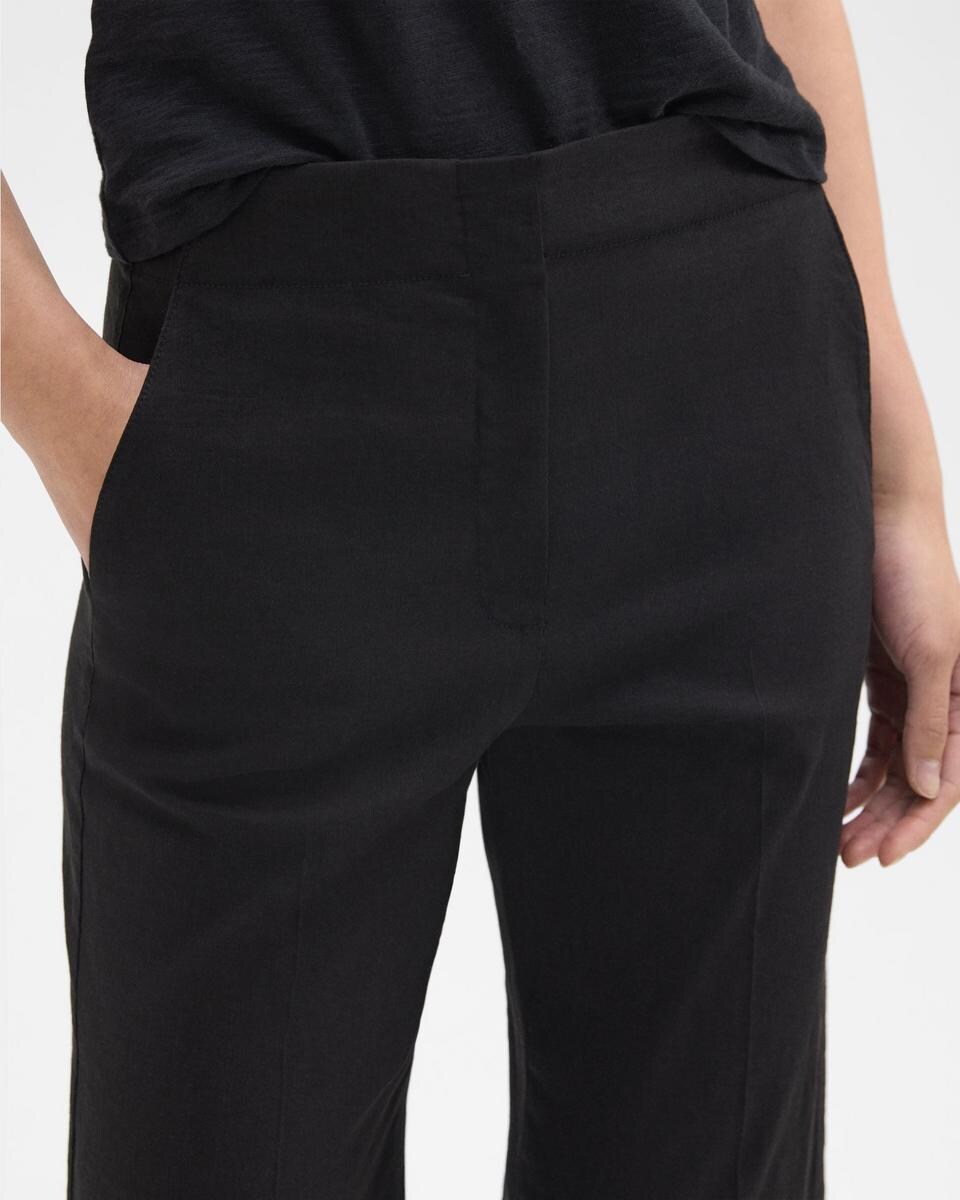 Wide Crop Pant in Good Linen
