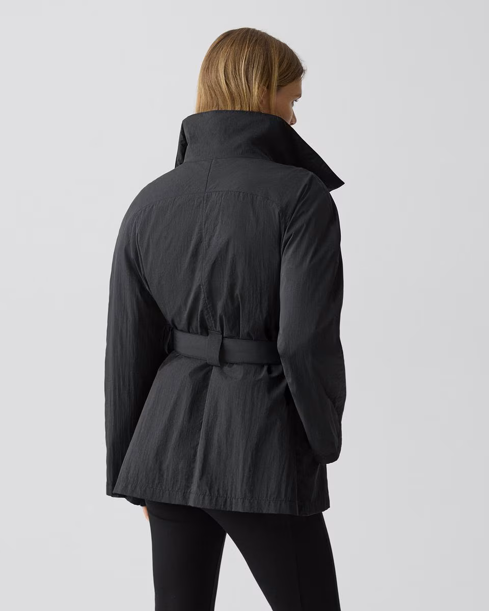 Cropped Parka in Nylon