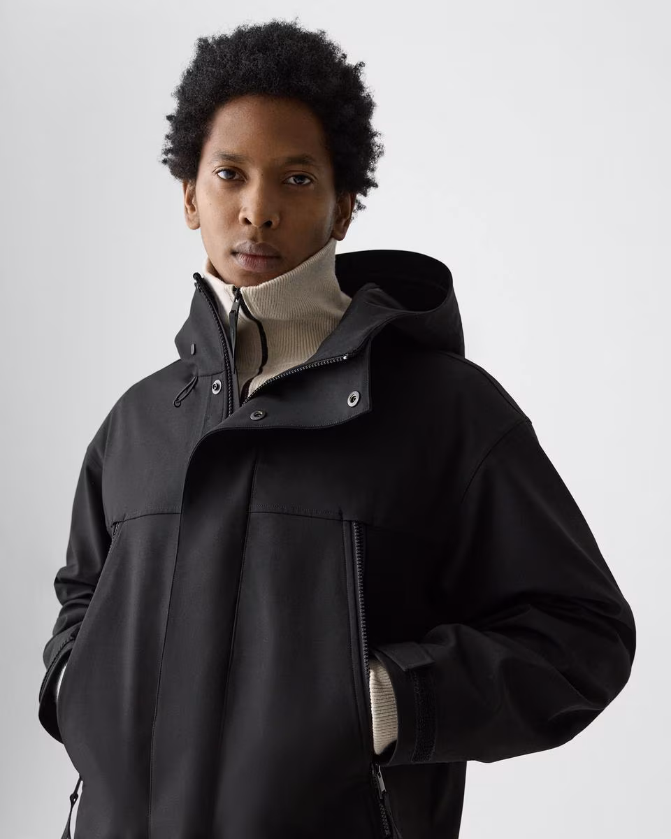 Hooded Jacket in Outer Shell