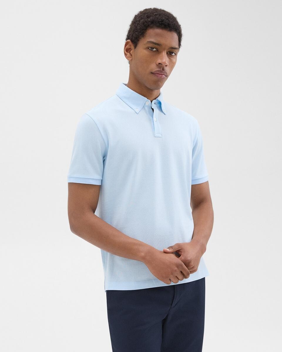 Tailored Polo Shirt in Function Piqué