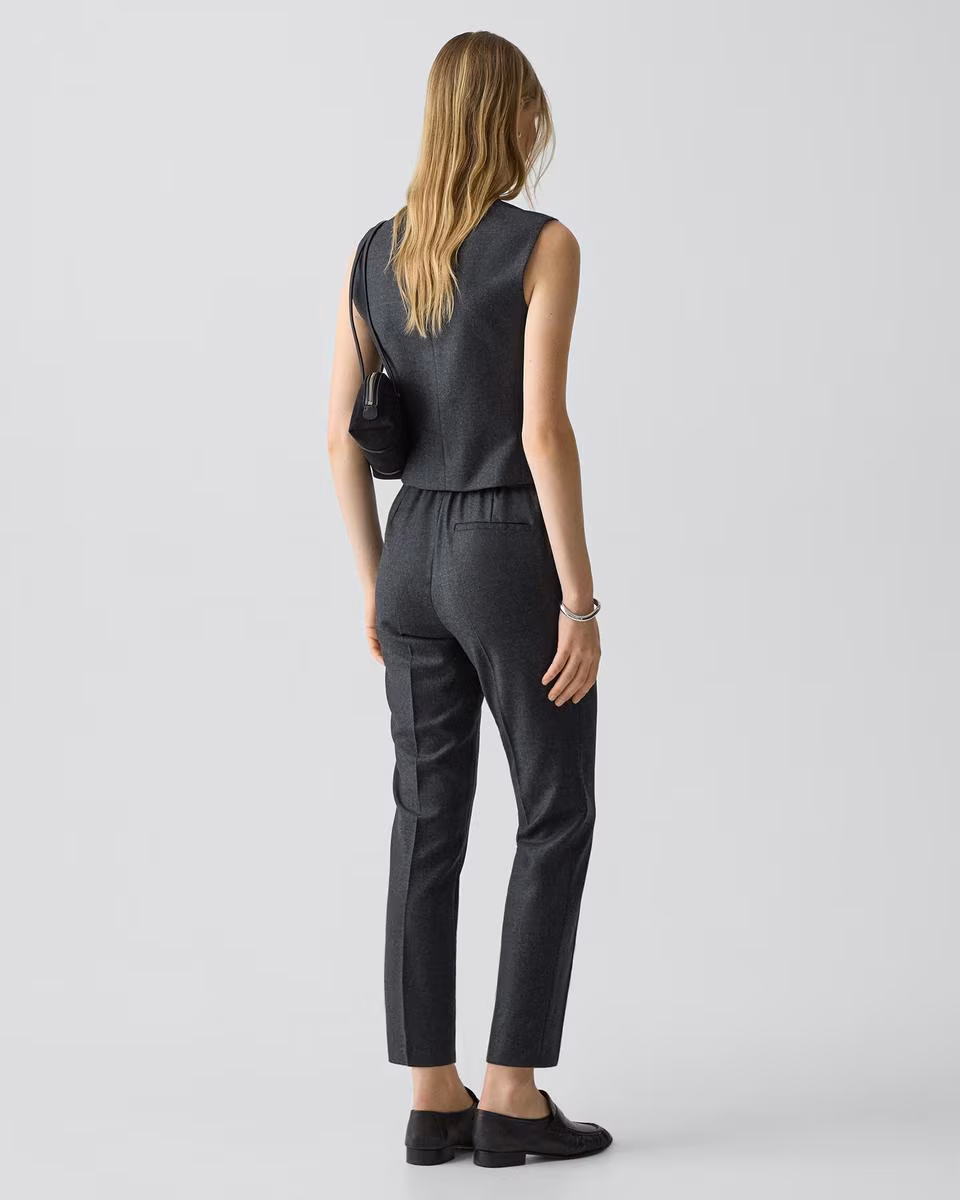 Treeca Pull-On Pant in Sleek Flannel