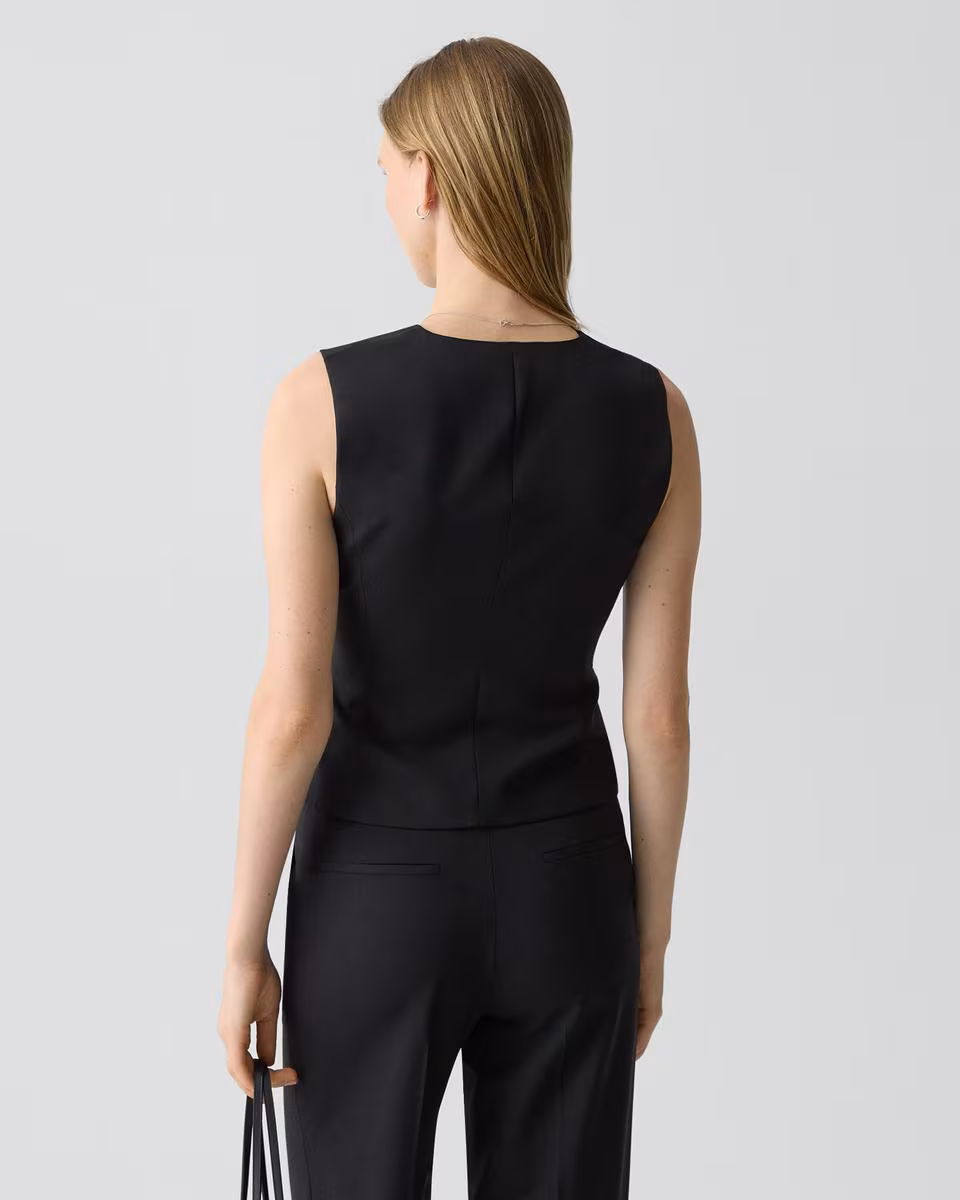 Wrap Vest in Good Wool