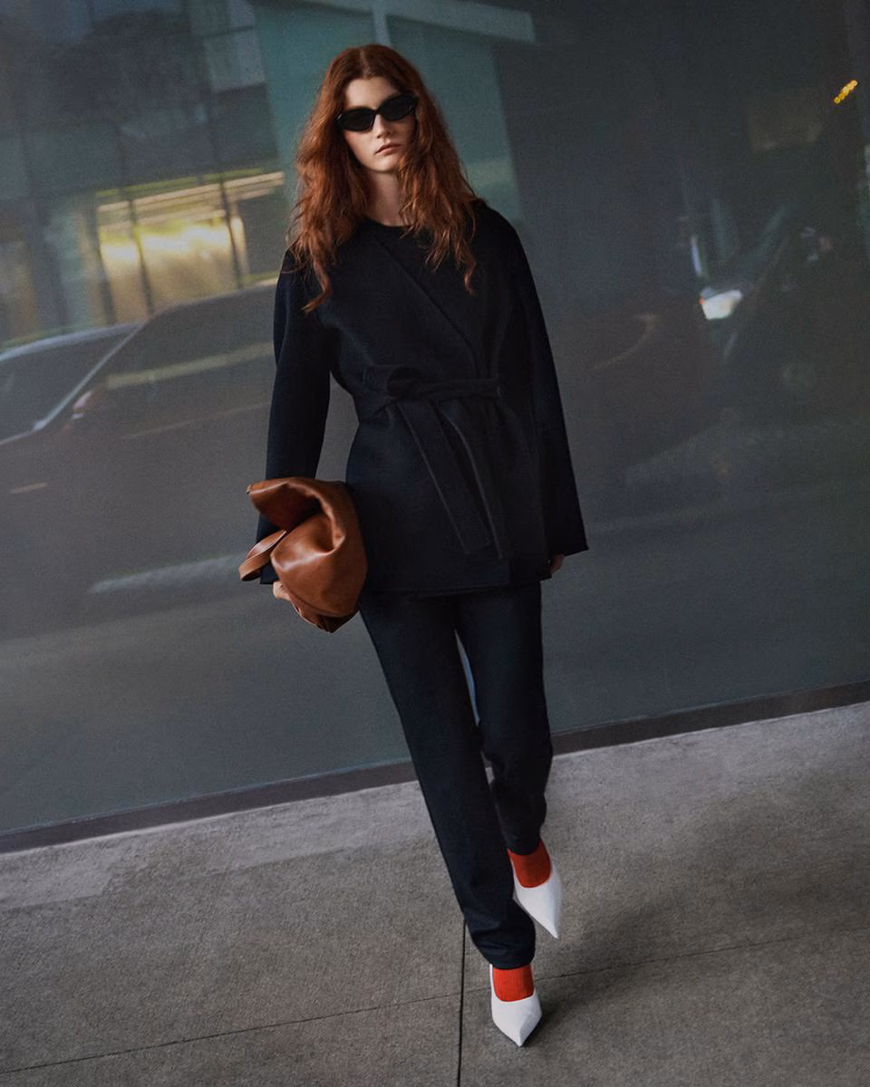 Cardigan Jacket in Double-Face Wool-Cashmere