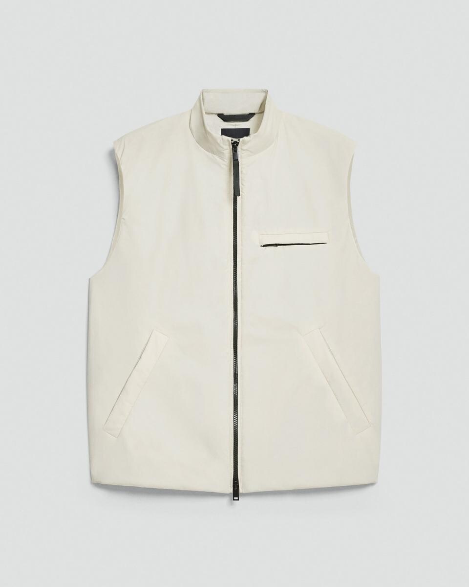 Zip-Up Vest in Motion Nylon