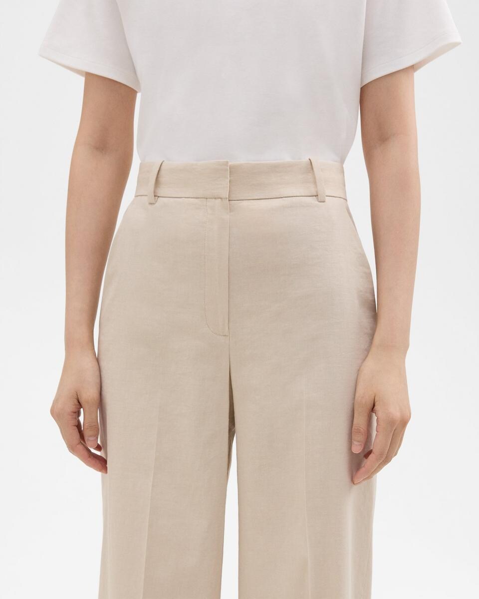 High-Waist Wide-Leg Pant in Good Linen