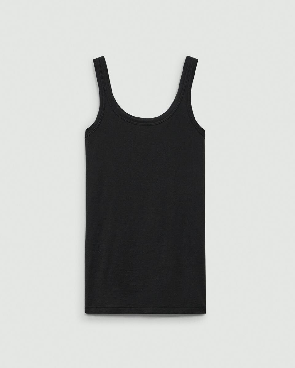 Scoop-Neck Tank Top in Cotton
