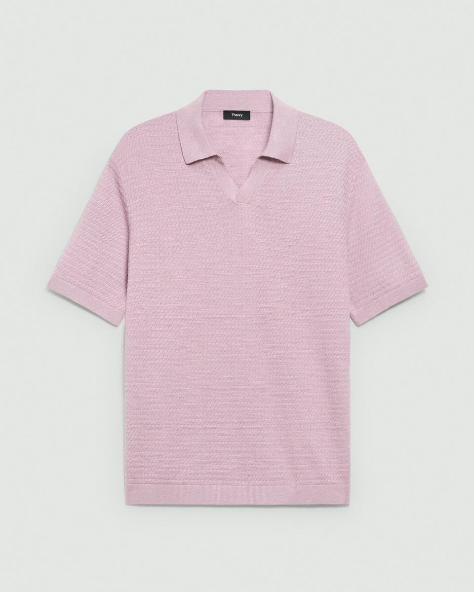 Brenan Polo Shirt in Pacific Linen