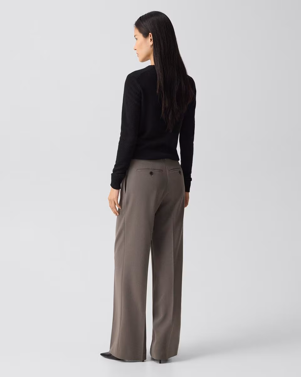 Straight Pant, 29'' in Admiral Crepe