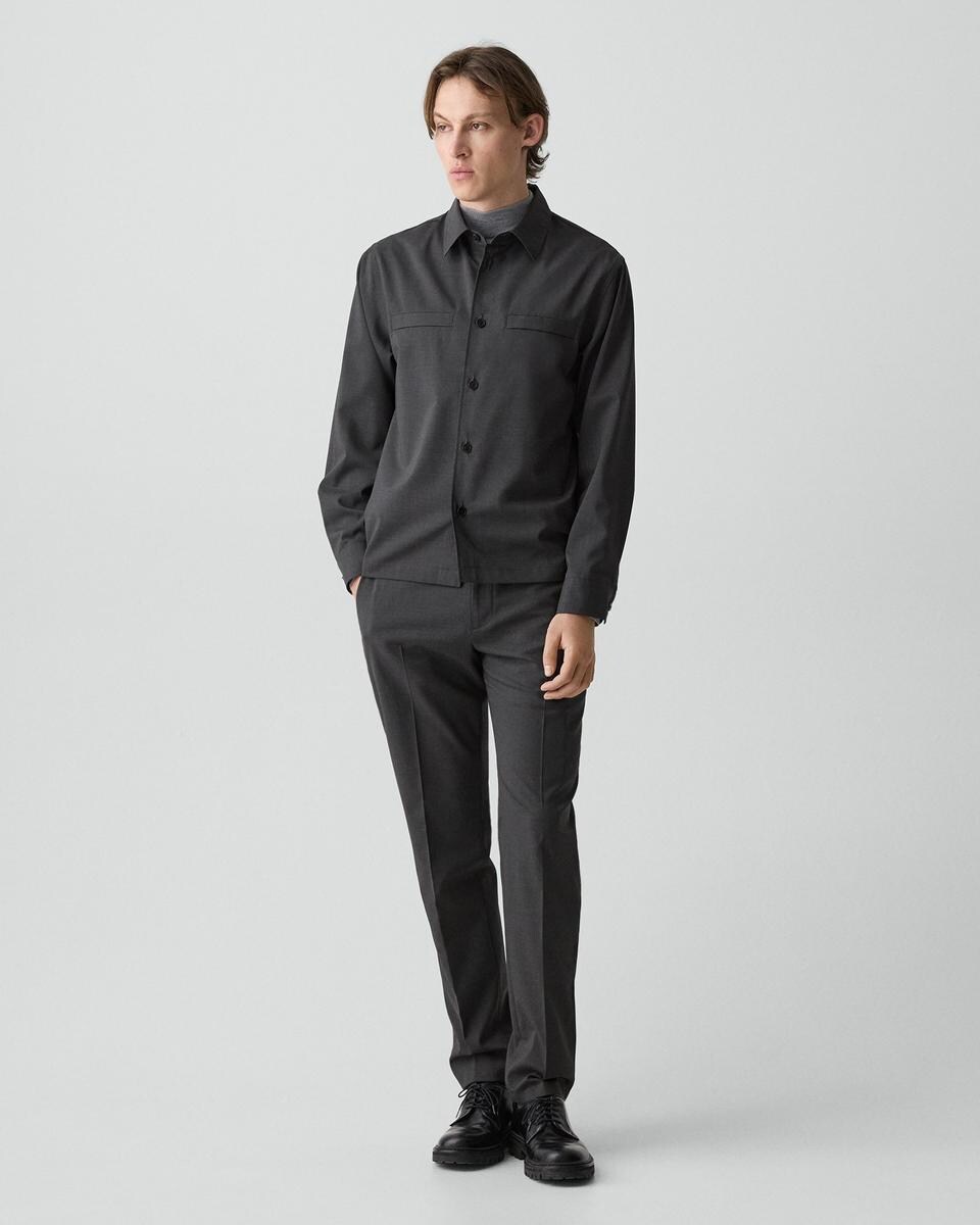 Utility Overshirt in Motion Wool