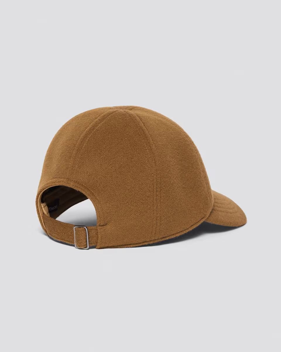 Baseball Cap in Double-Face Wool-Cashmere