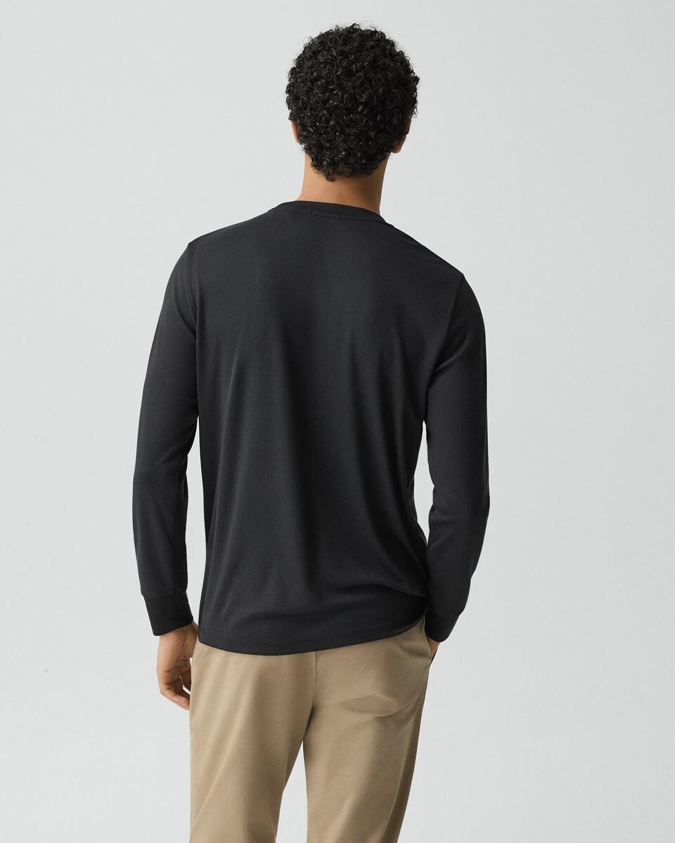 Essential Long-Sleeve Tee in Anemone Modal Jersey