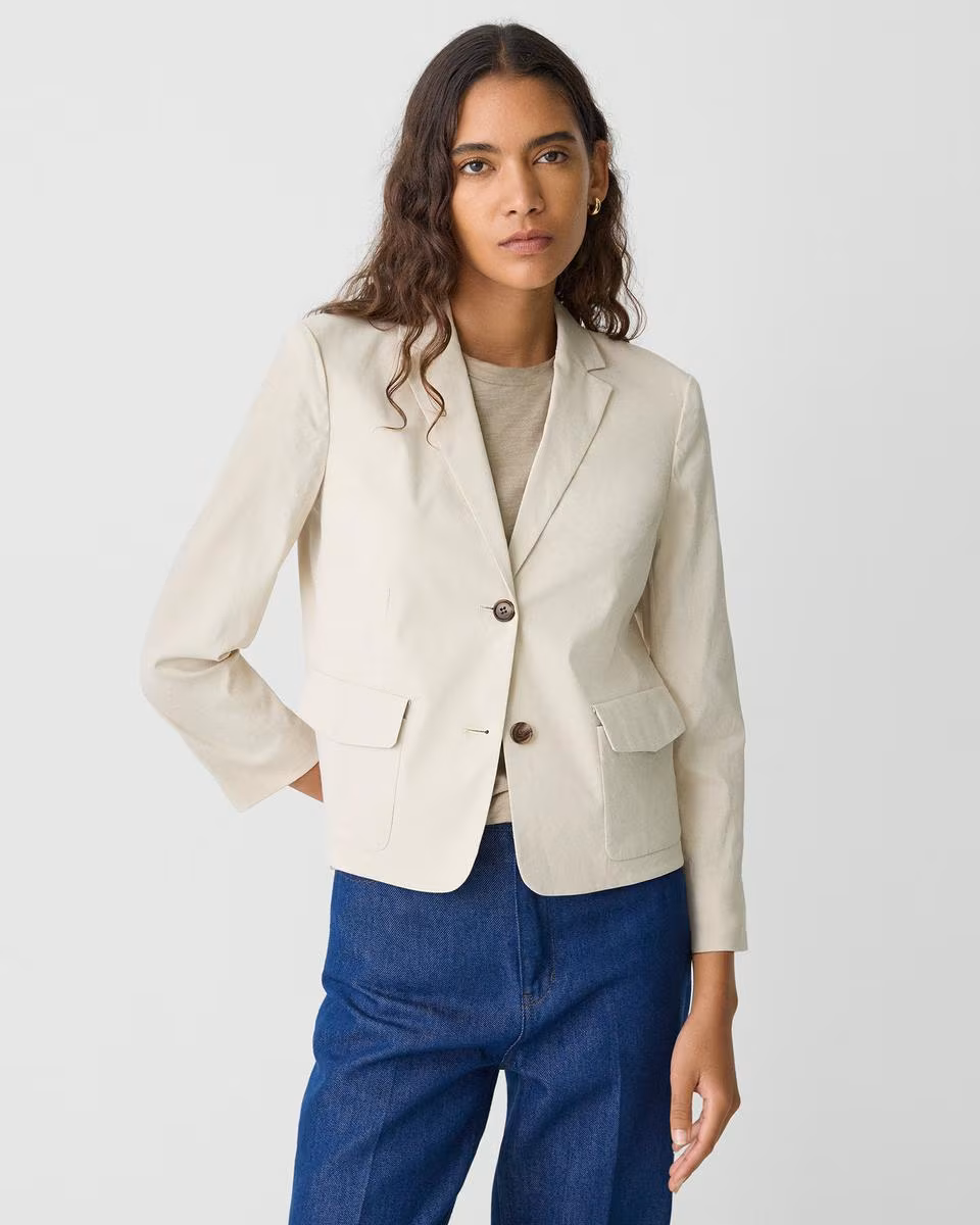 Shrunken Blazer in Good Linen