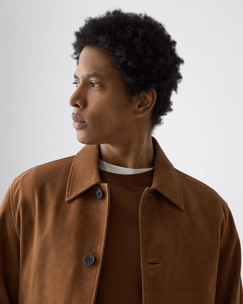 Amos Jacket in Suede