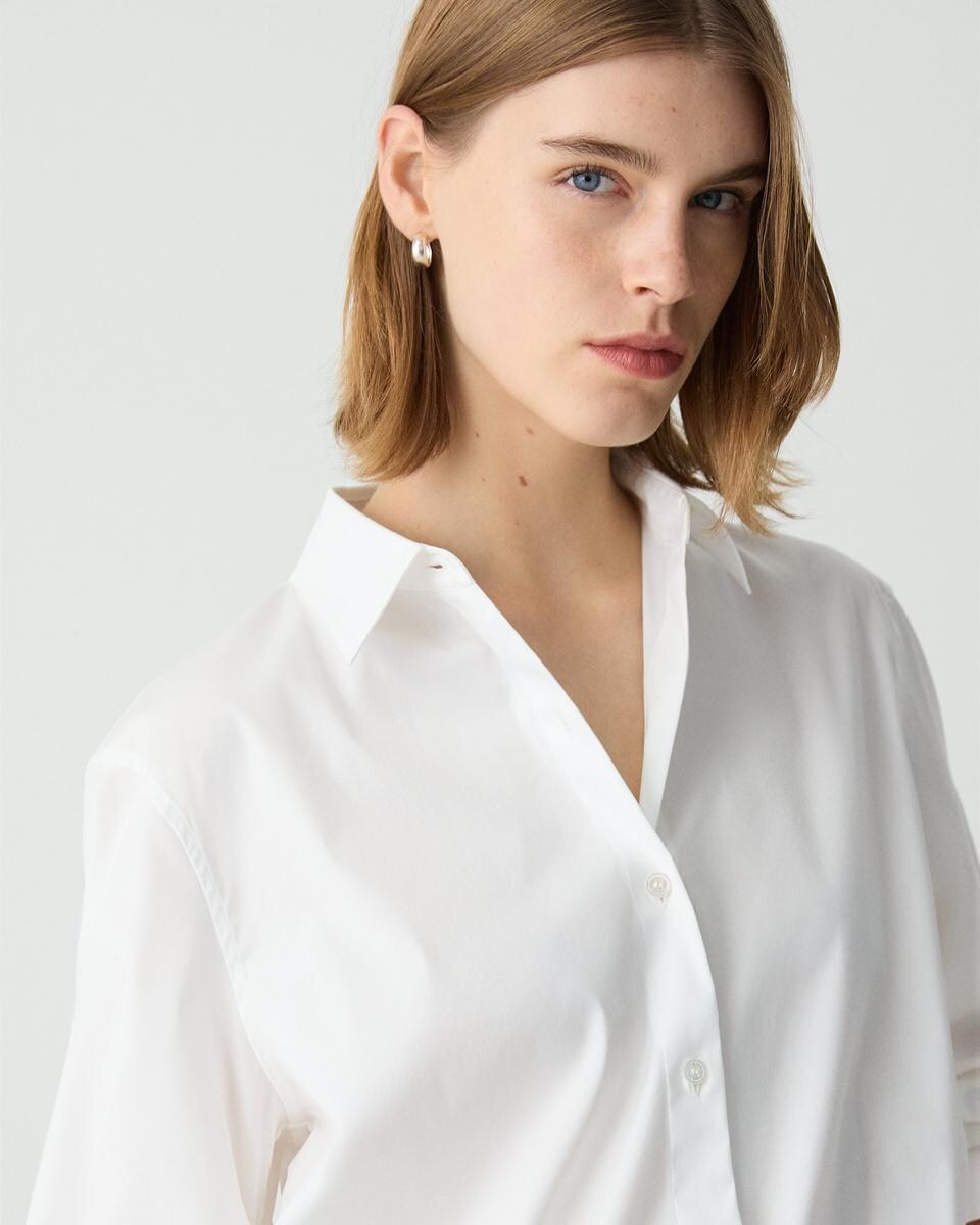 Cropped Shirt in Good Cotton