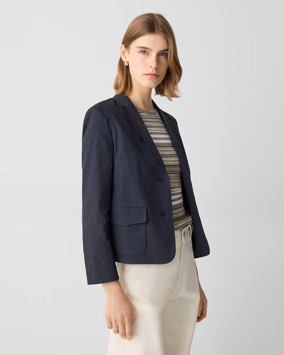 Shrunken Blazer in Good Linen