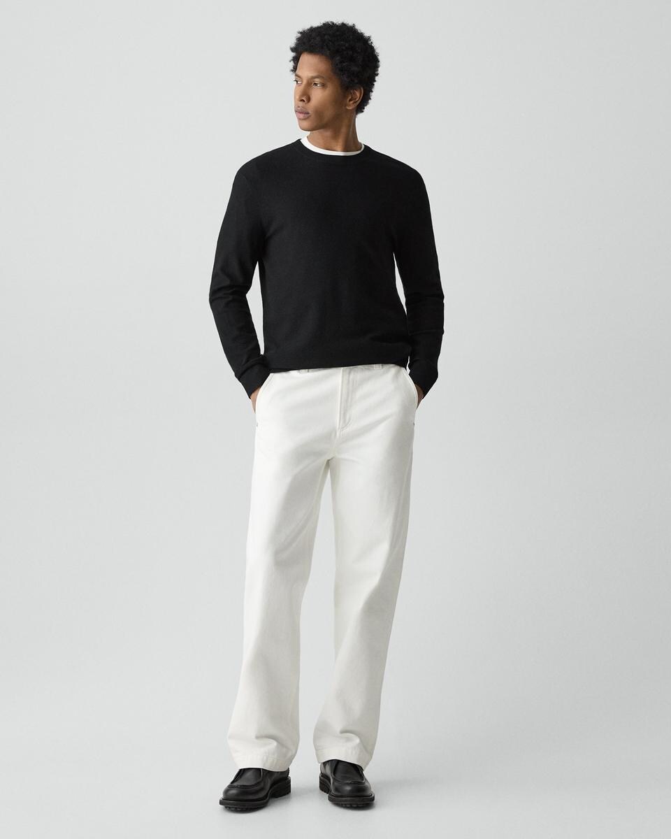 Riland Crewneck Sweater in Light Bilen