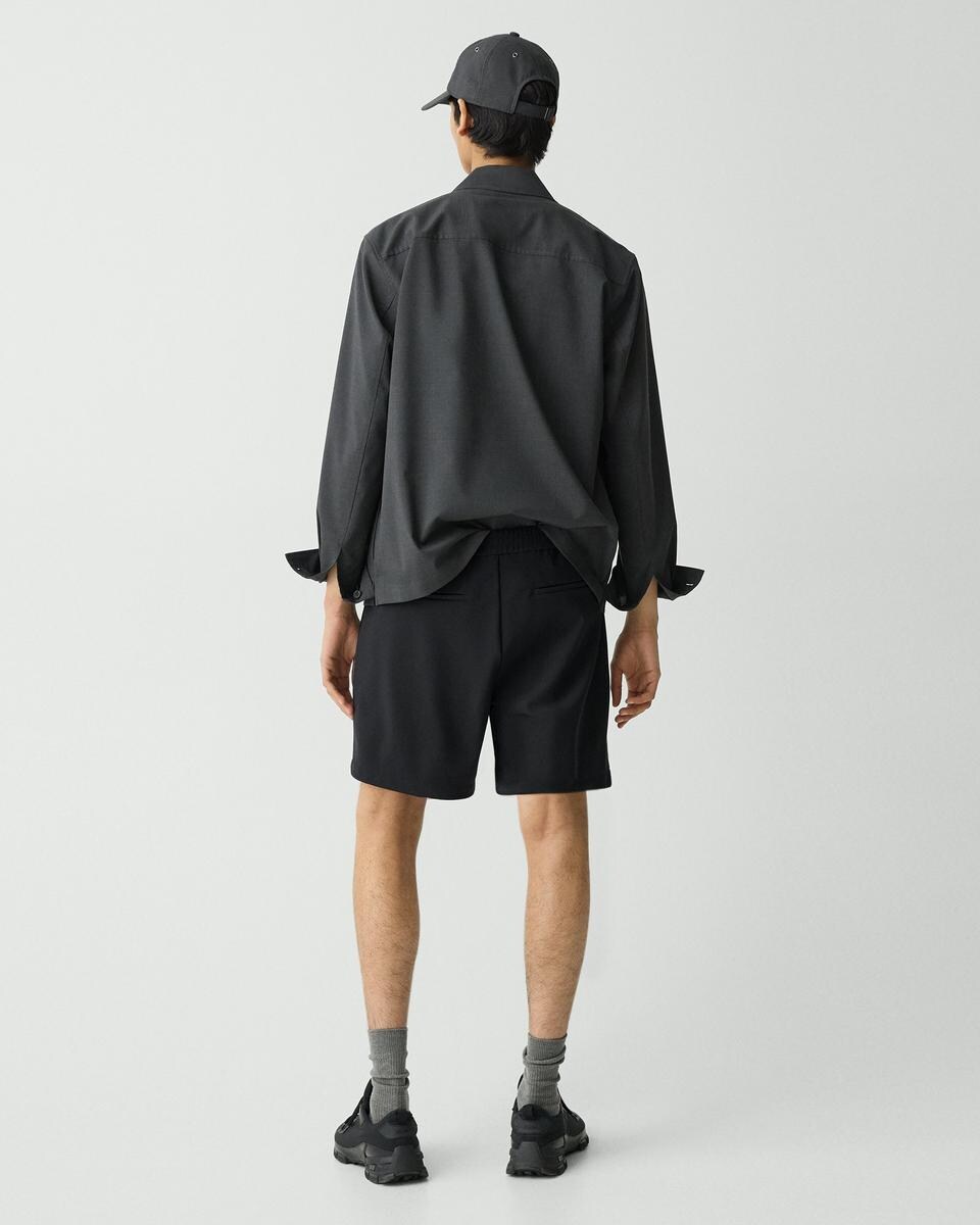 Curtis Drawstring Short in Precision Ponte