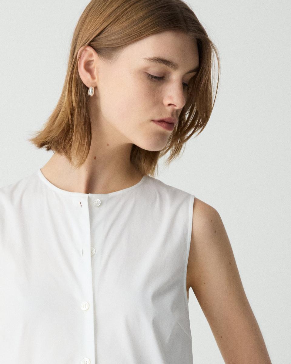 Sleeveless Mini Dress in Good Cotton