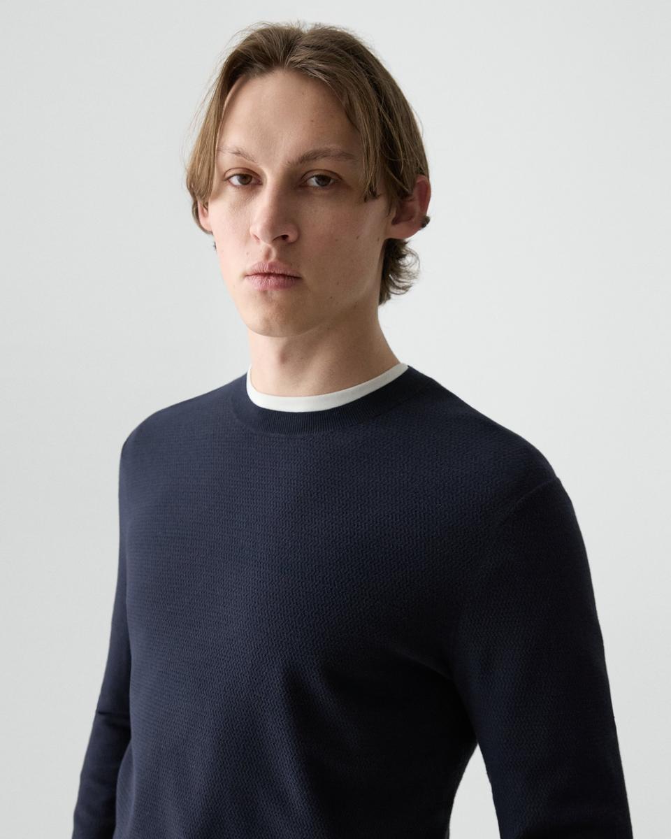 Riland Crewneck Sweater in Light Bilen