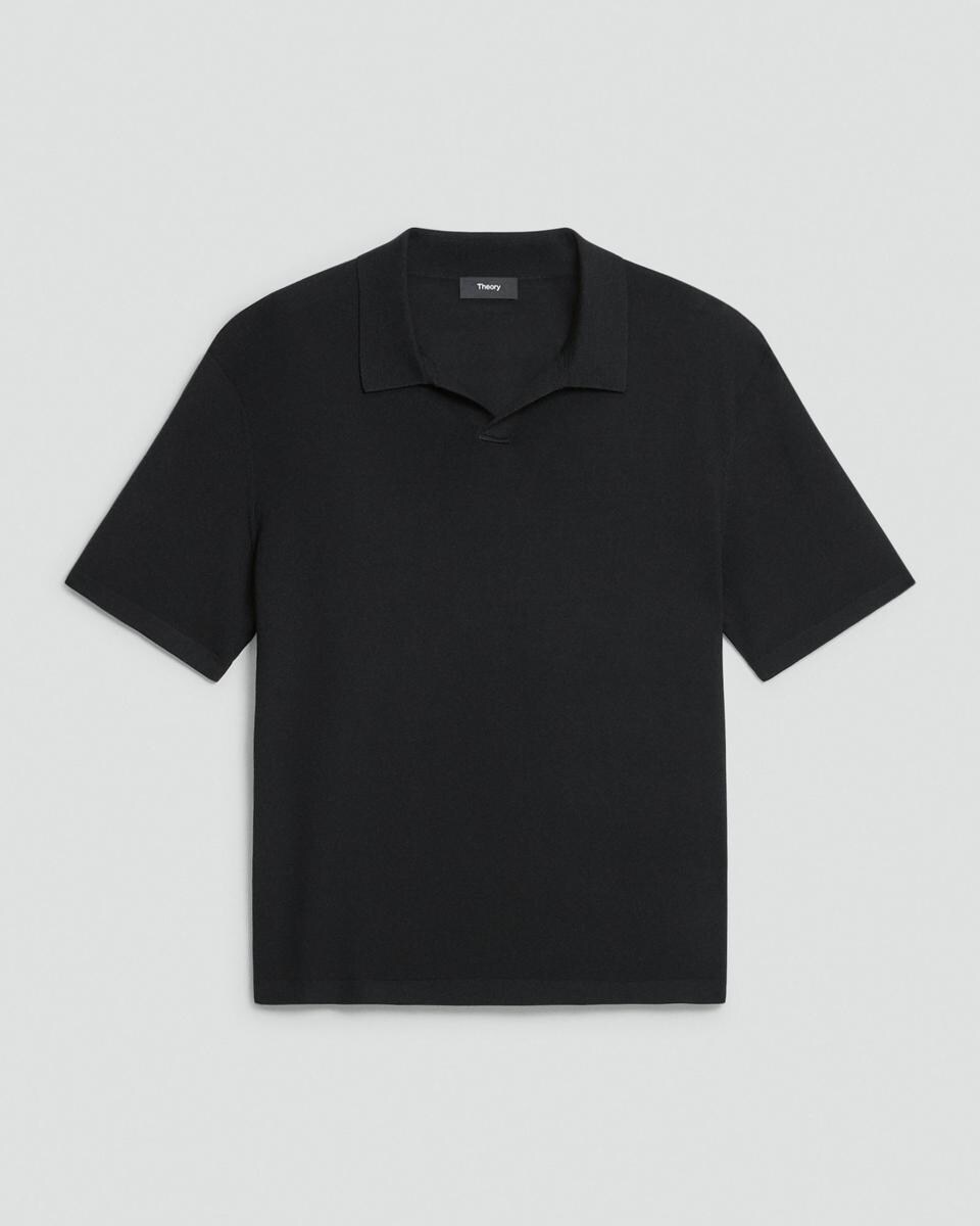 Relaxed Polo Shirt in Regal Wool