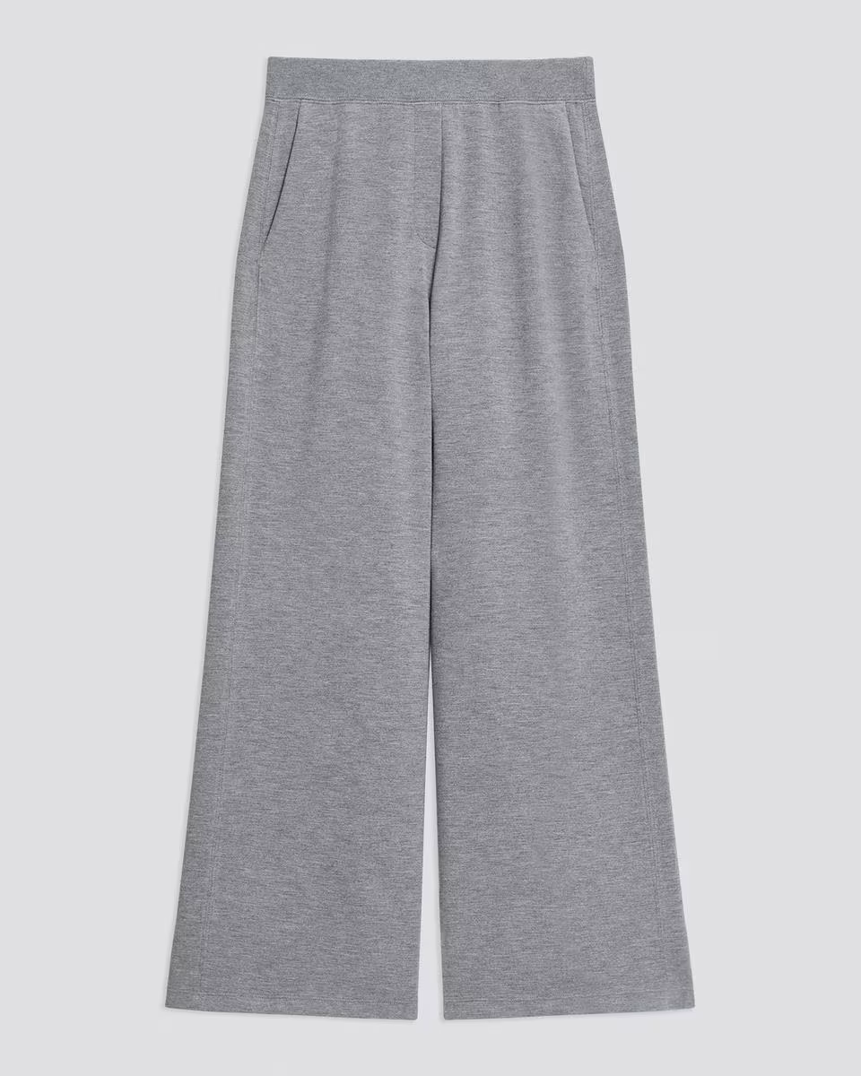 A-Line Pull-On Pant in Double Knit Jersey