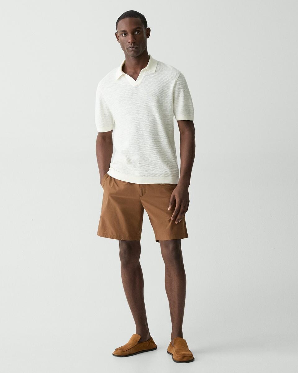 Brenan Polo Shirt in Pacific Linen