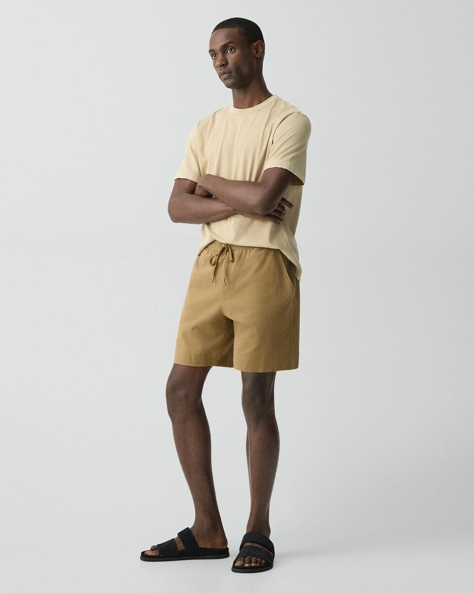 Drawstring Short in Terry Cotton