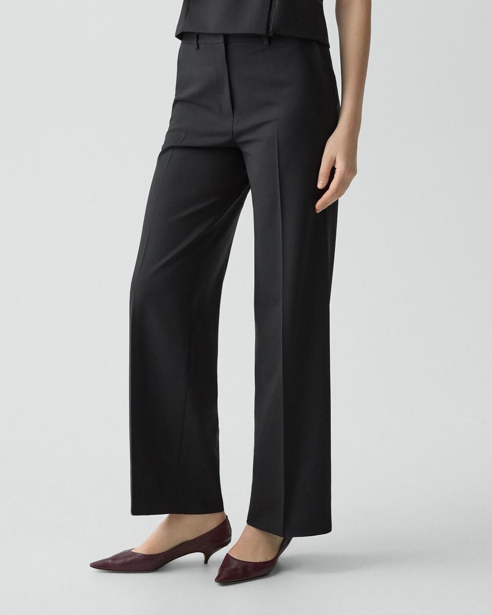 Classic Straight Pant in Good Wool