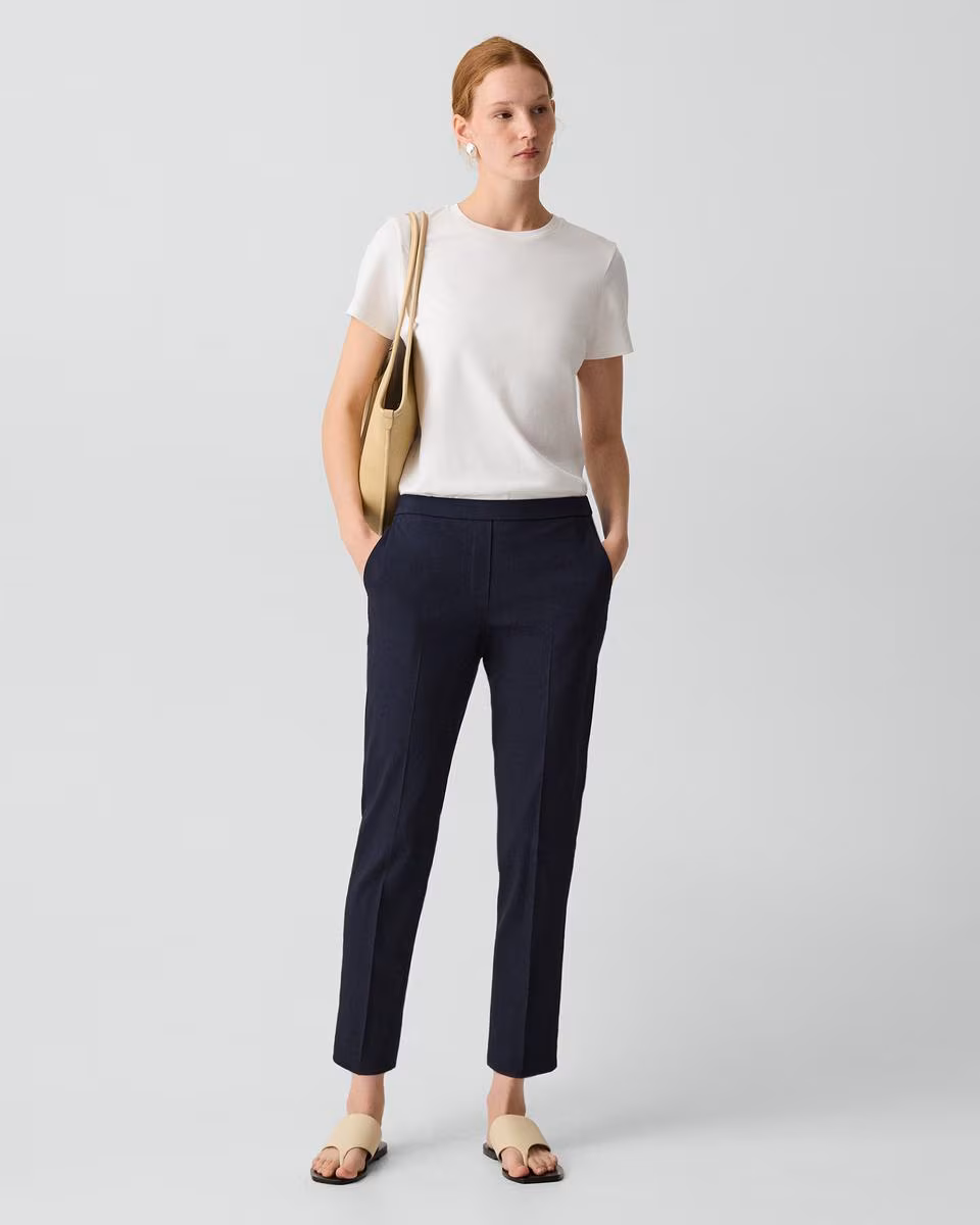 Treeca Pull-On Pant in Good Linen