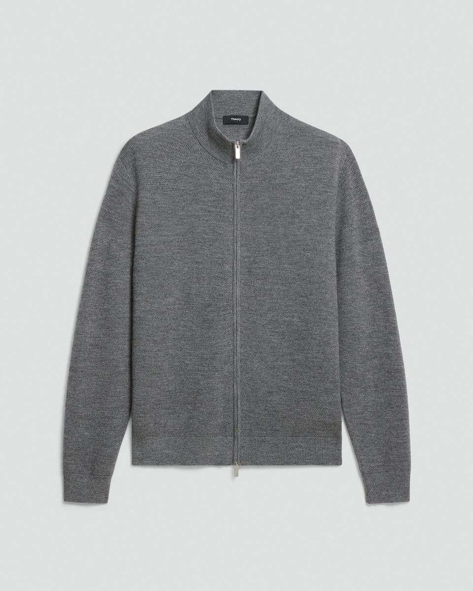 Full-Zip Cardigan in Cashmere