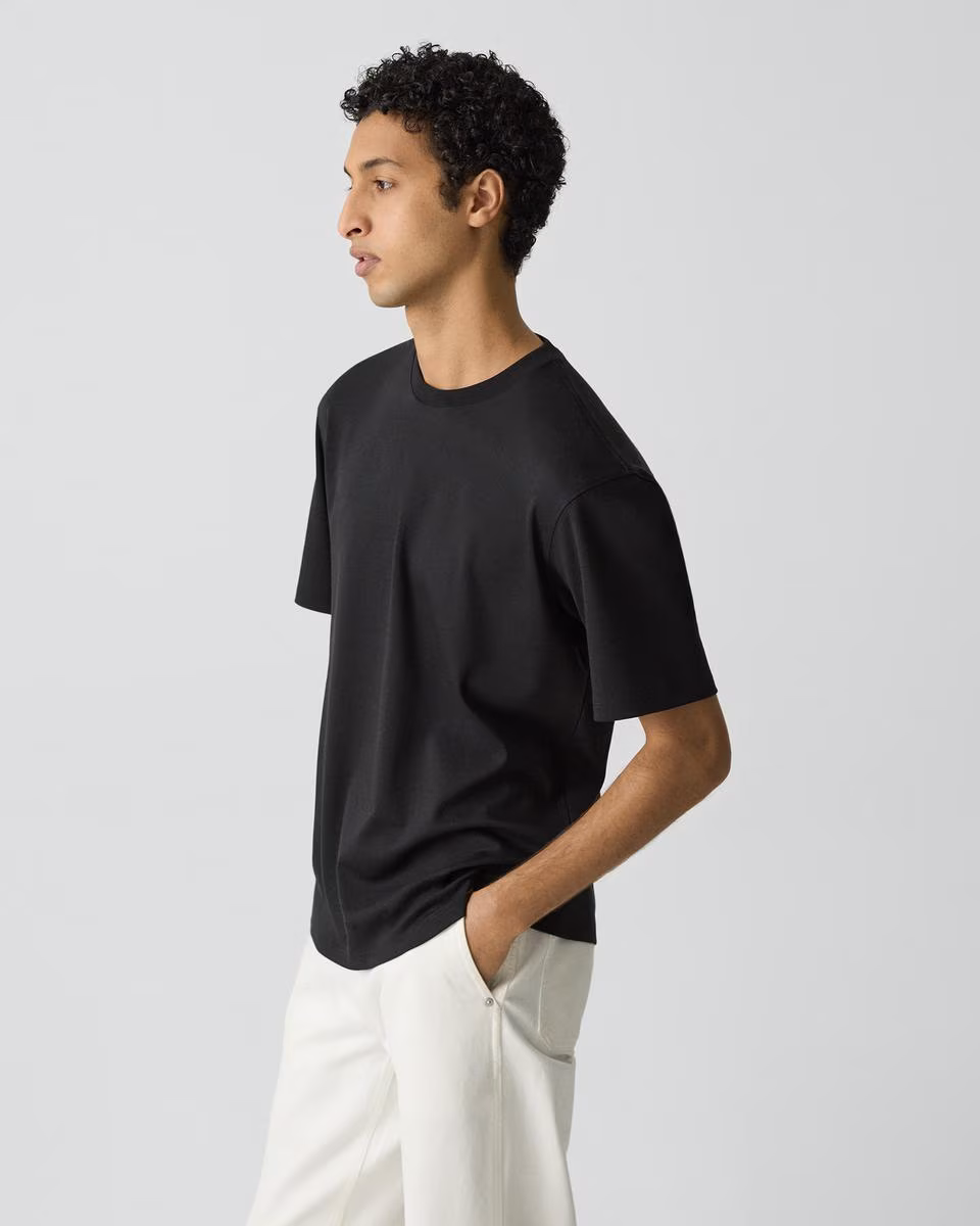 Relaxed Tee in Cotton Jersey