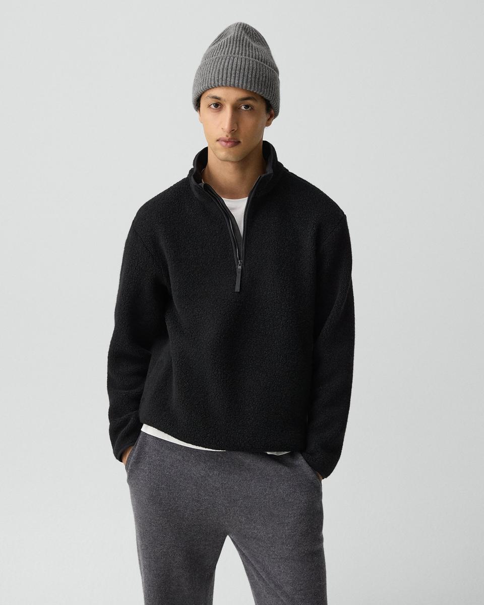Ribbed Beanie in Cashmere