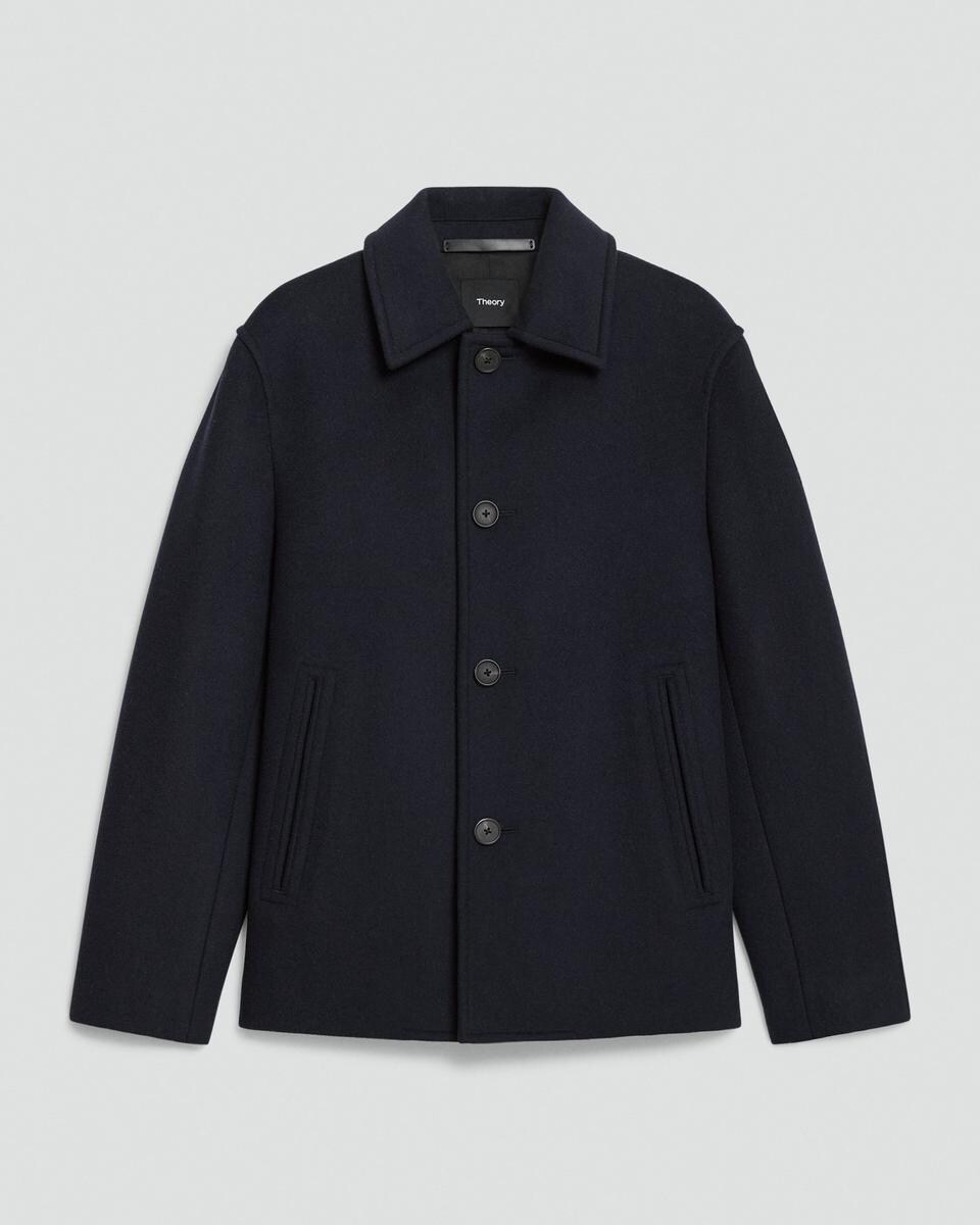 Peacoat in Plush Melton