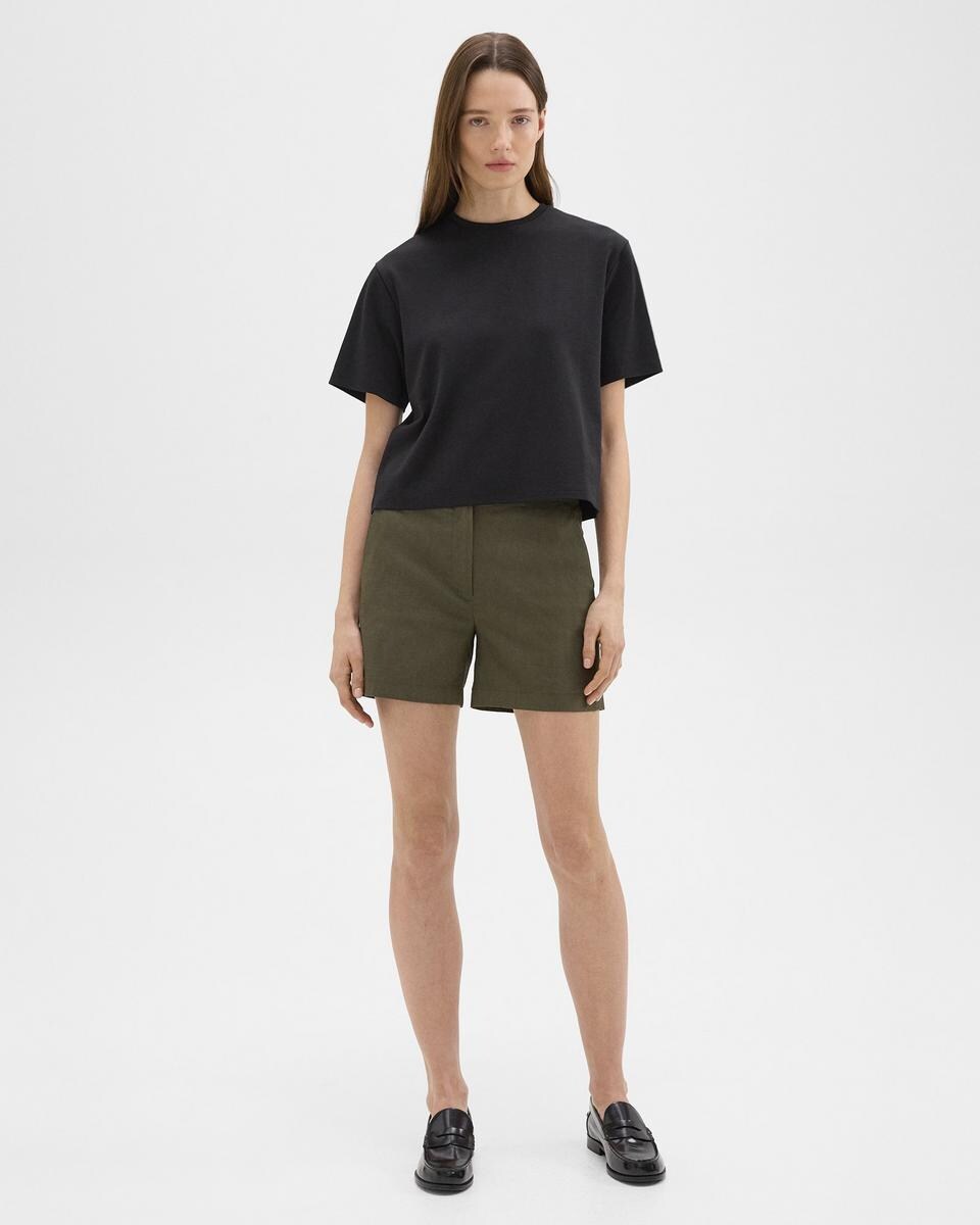 Waist Tab Short in Good Linen