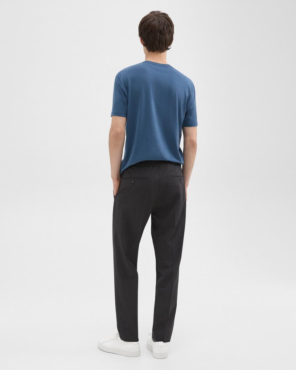 Larin Drawstring Pant in Stretch Wool