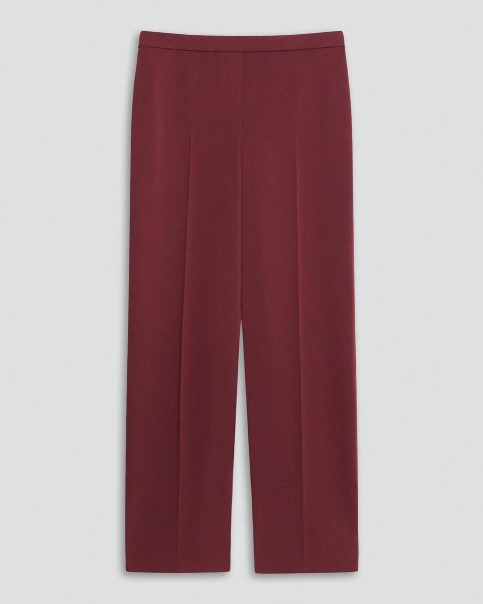Wide-Leg Pull-On Pant in Admiral Crepe