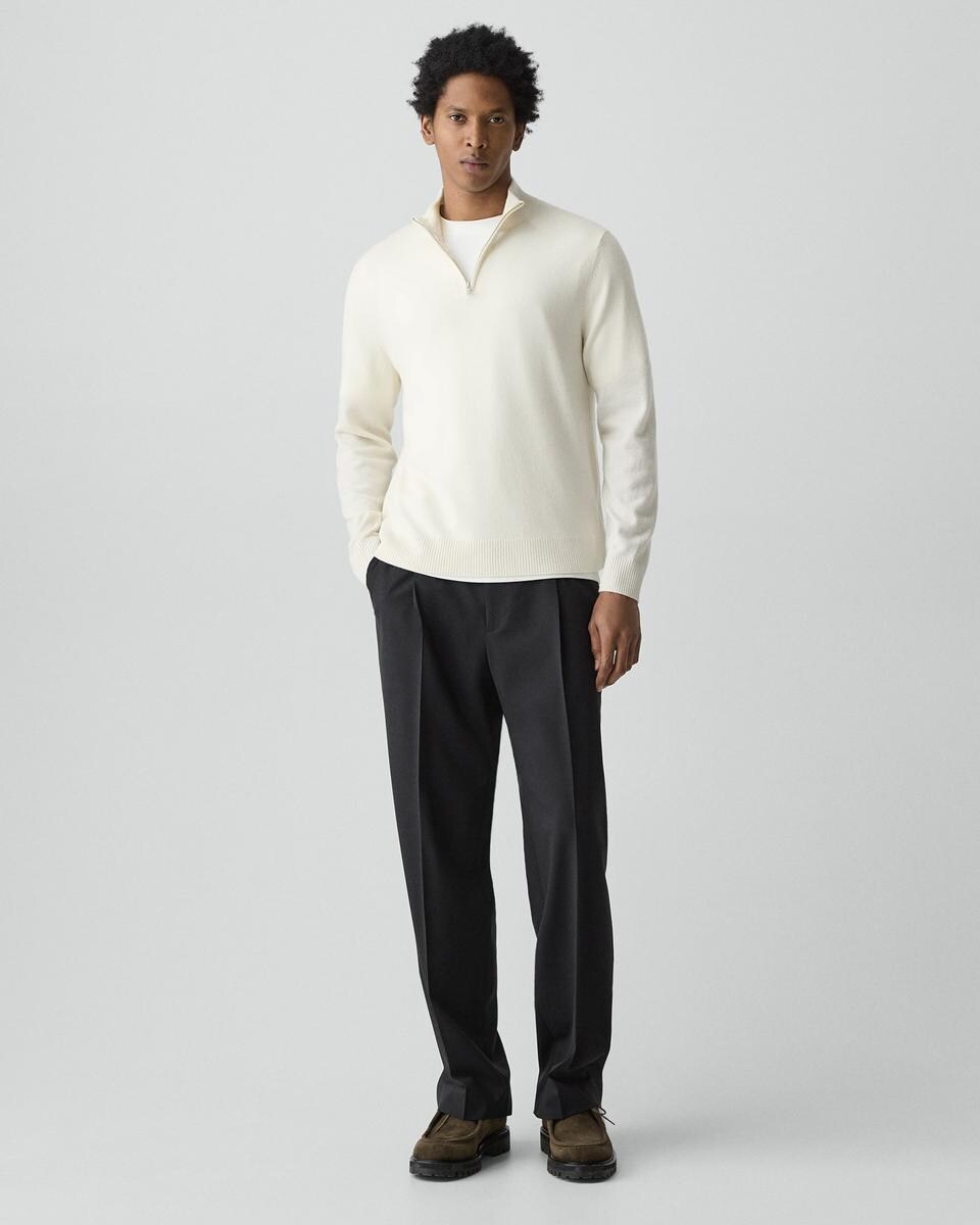 Hilles Quarter-Zip Sweater in Cashmere