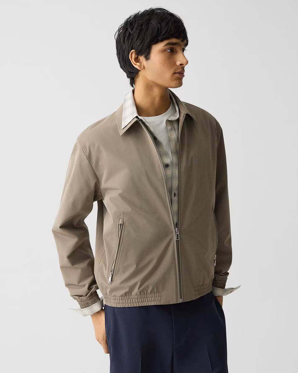 Blouson Zip Jacket in Foundation Twill