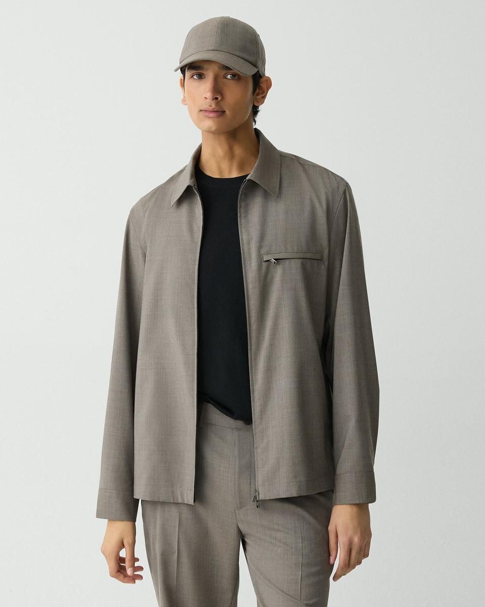 Shirt Jacket in Motion Wool