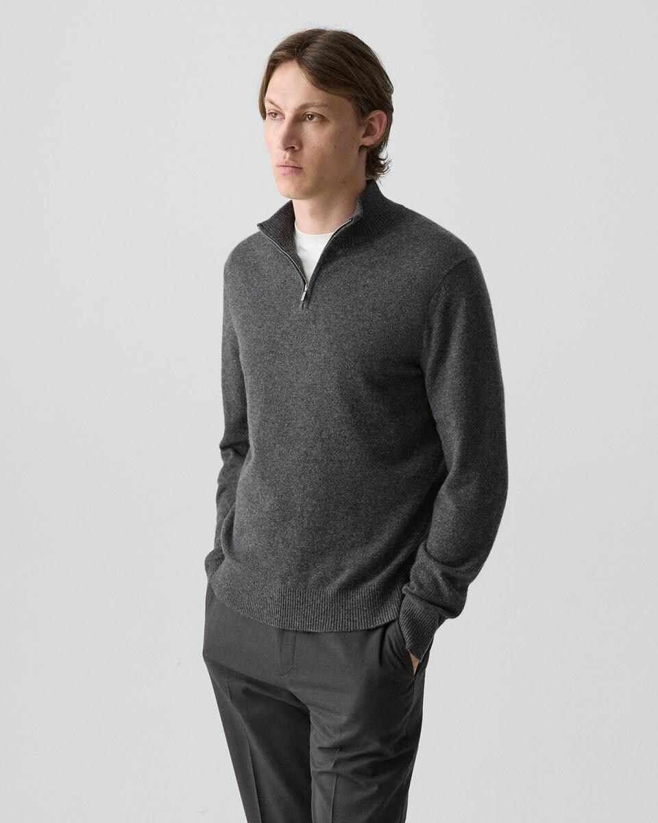 Hilles Quarter-Zip Sweater in Cashmere