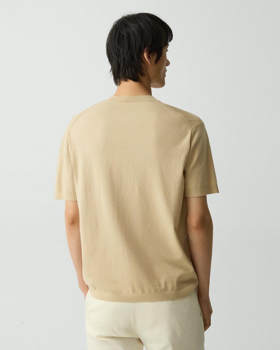 Relaxed Crewneck Tee in Cotton Light Twist