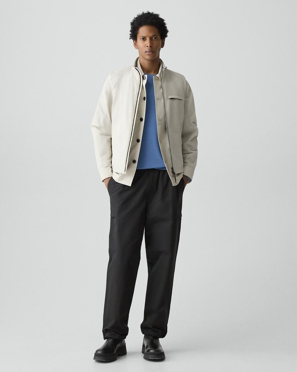 Zip-Up Vest in Motion Nylon