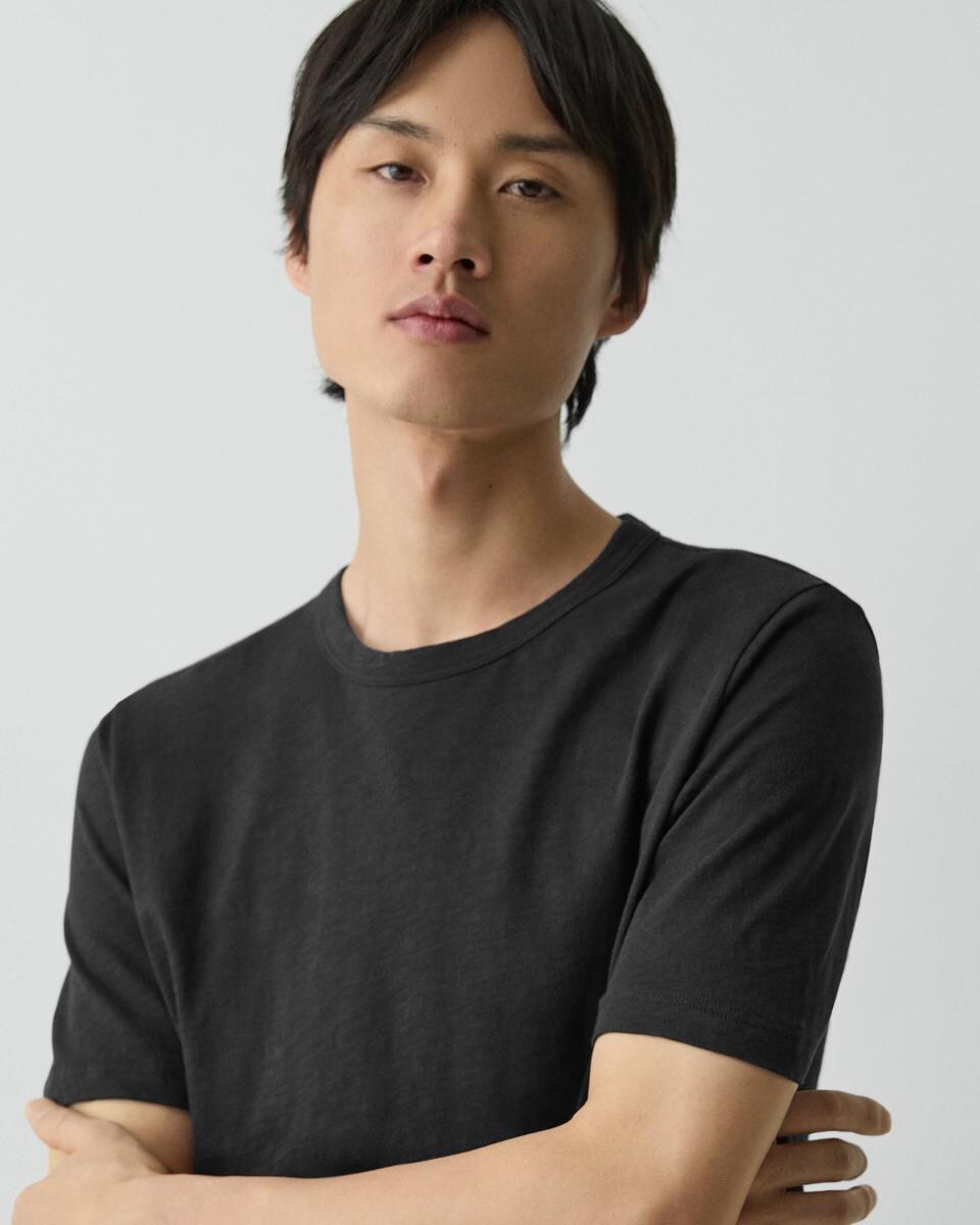 Essential Tee in Cosmos Slub Cotton