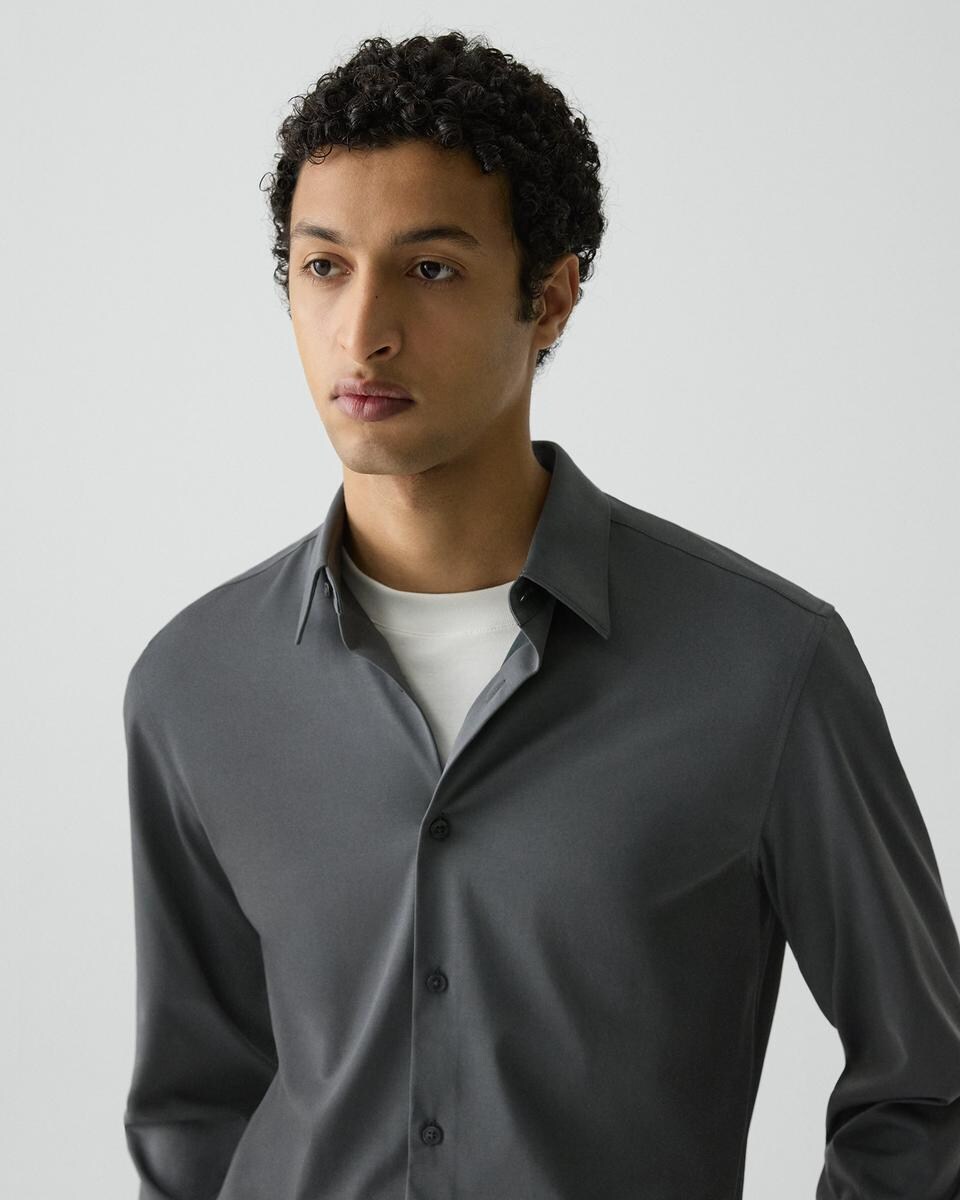 Sylvain Shirt in Structure Knit