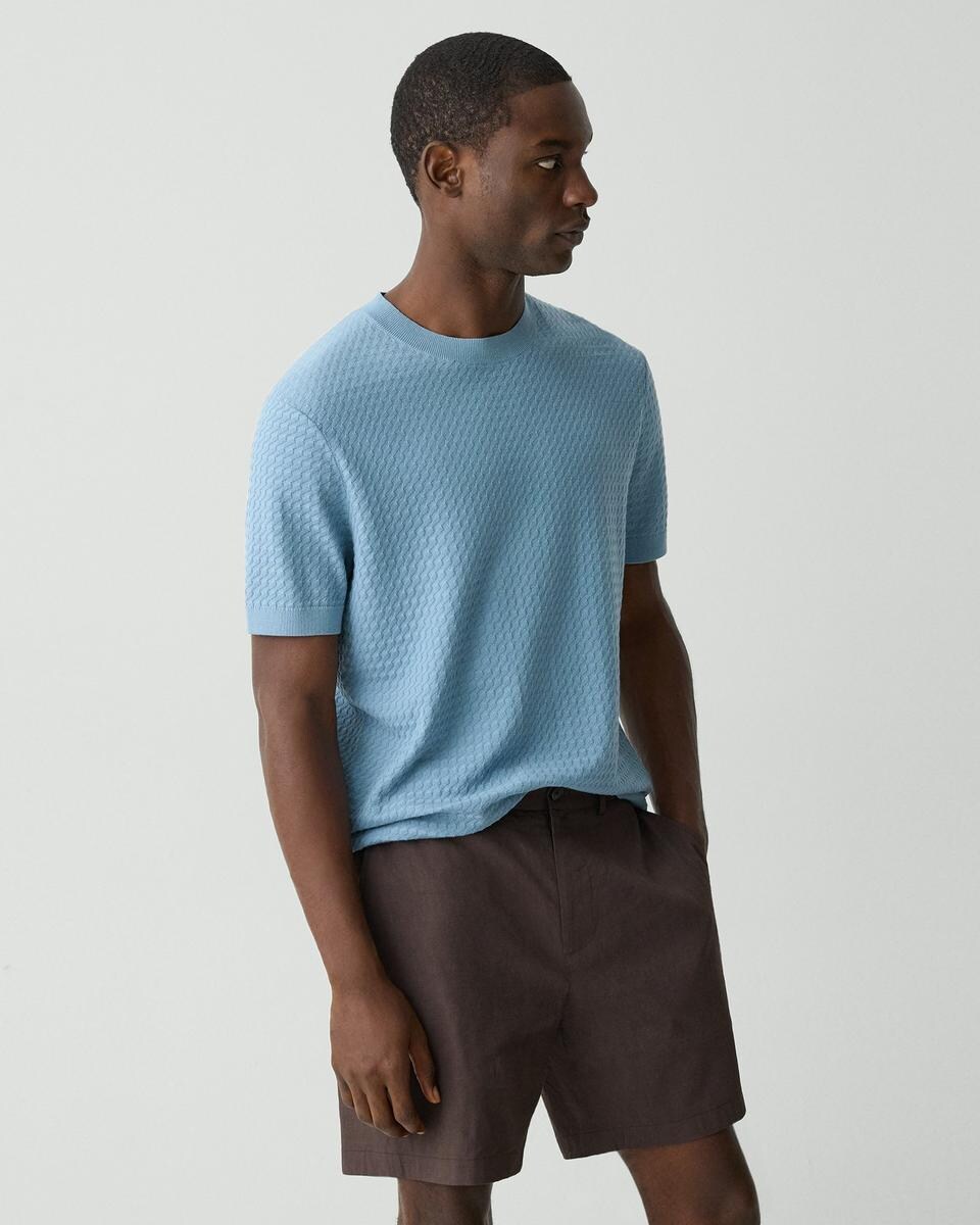 Damian Short-Sleeve Tee in Cotton