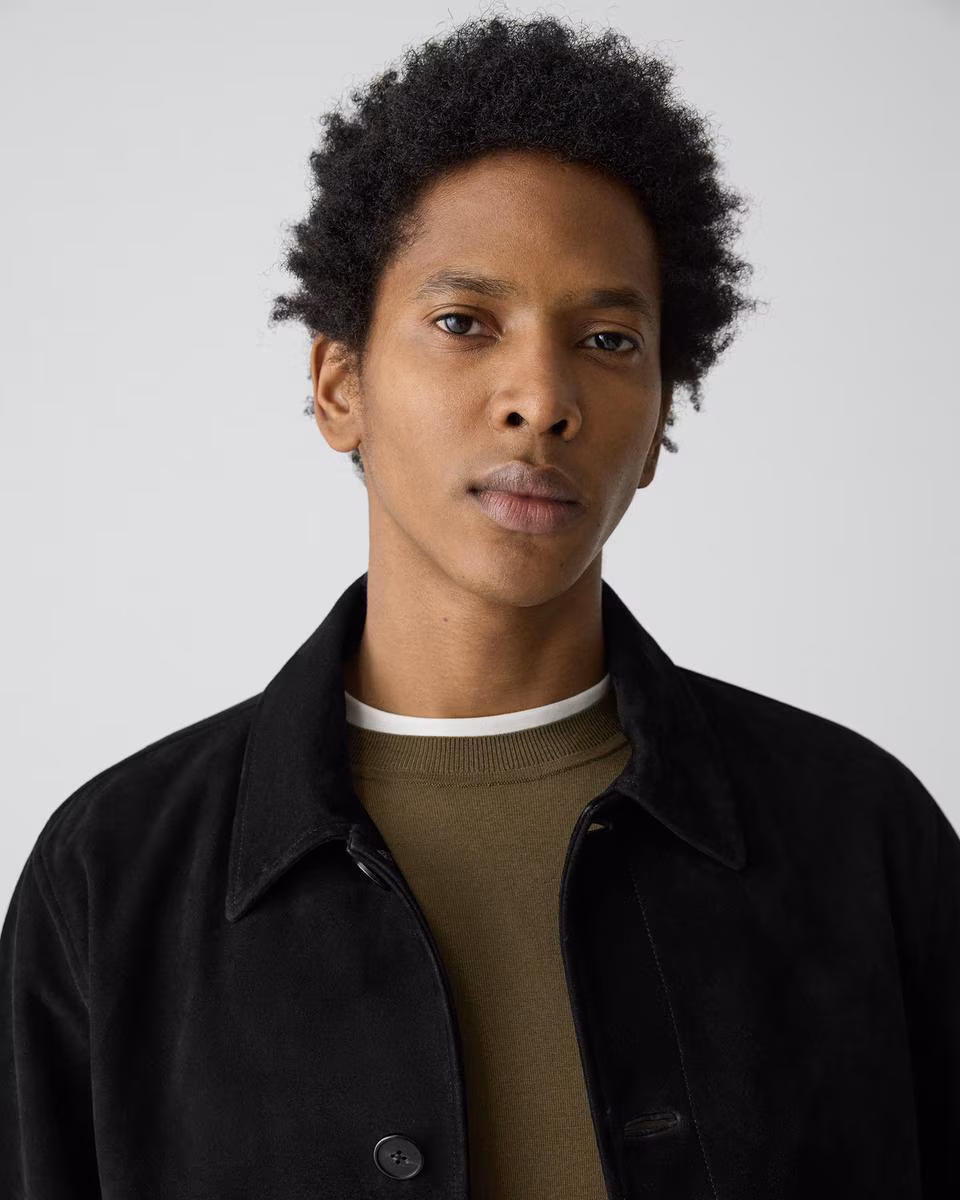 Amos Jacket in Suede