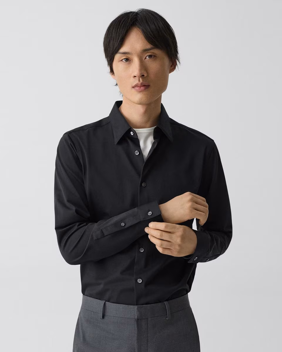 Sylvain Shirt in Structure Knit
