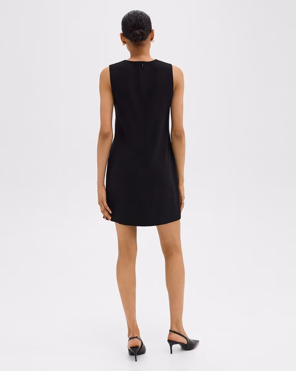 Shift Dress in Admiral Crepe